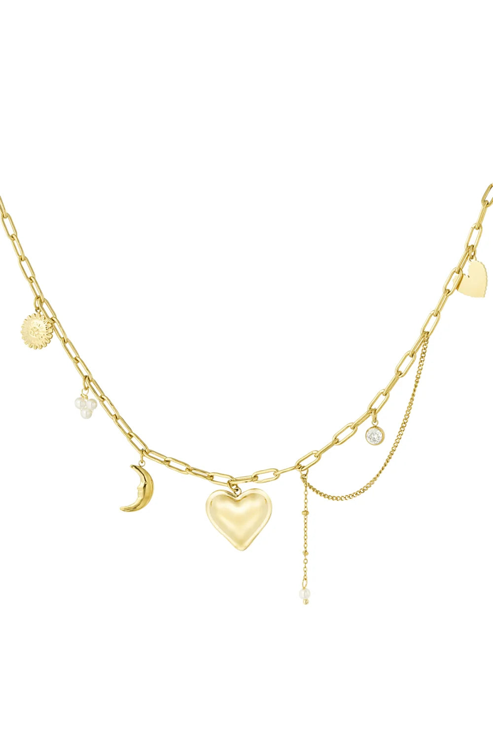 Crescent Charm Necklace