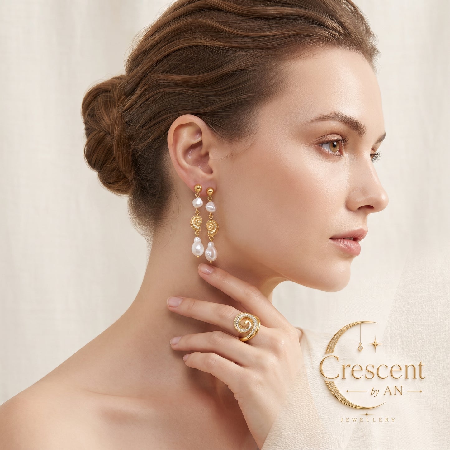 Crescent by An – Oceanic Elegance Jewellery Set