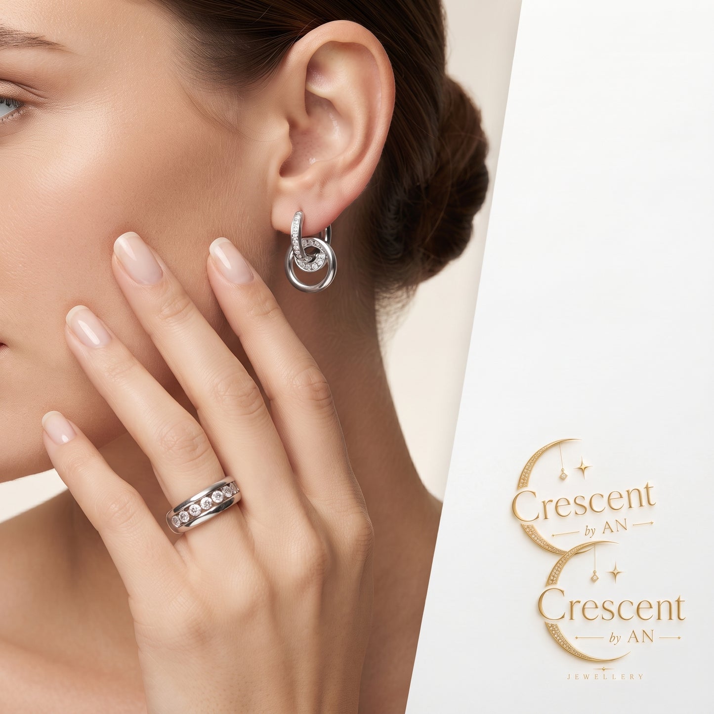 Crescent by An – Radiant Harmony Jewellery Set