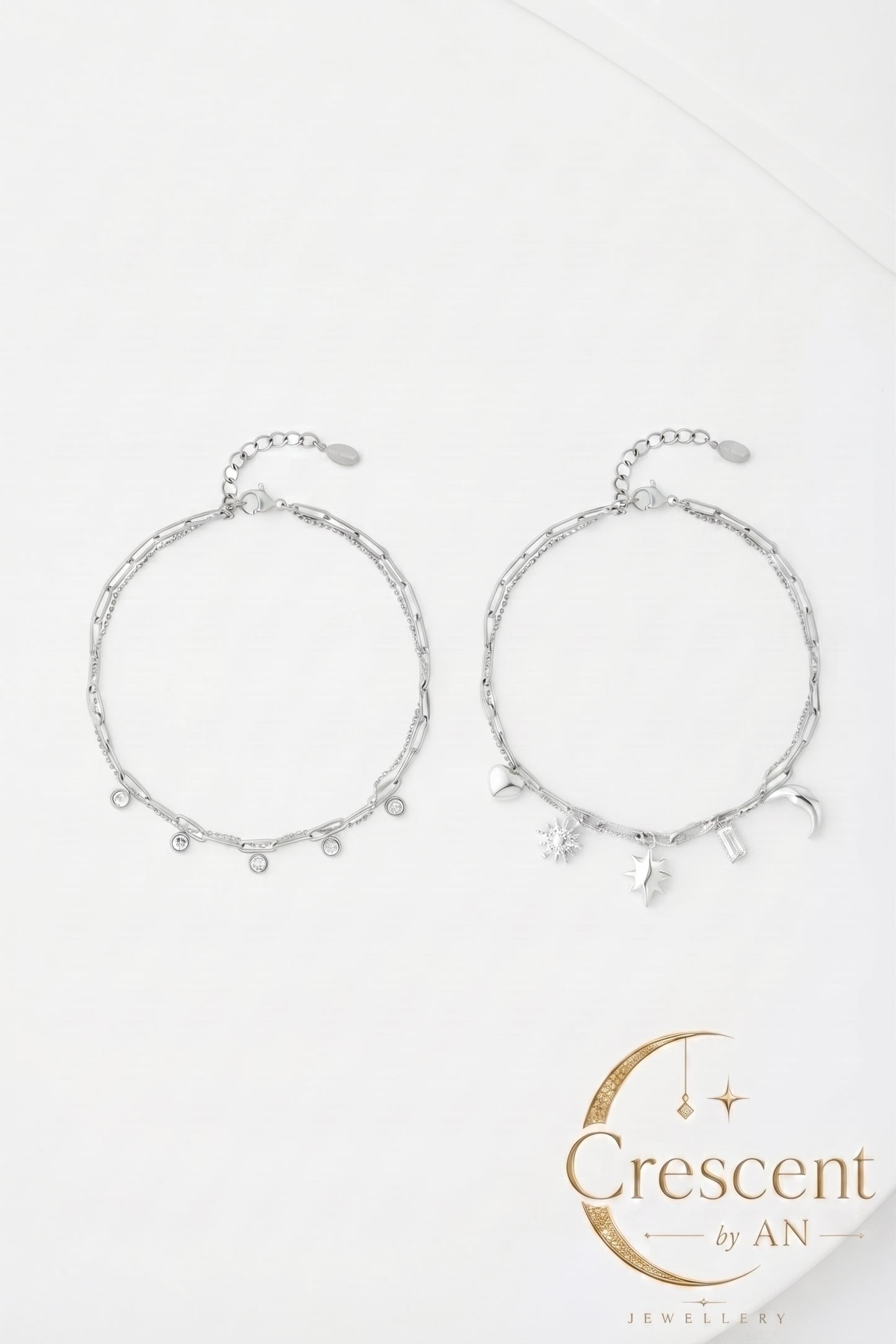 Crescent by An – Sun, Moon & Stars Layered Set