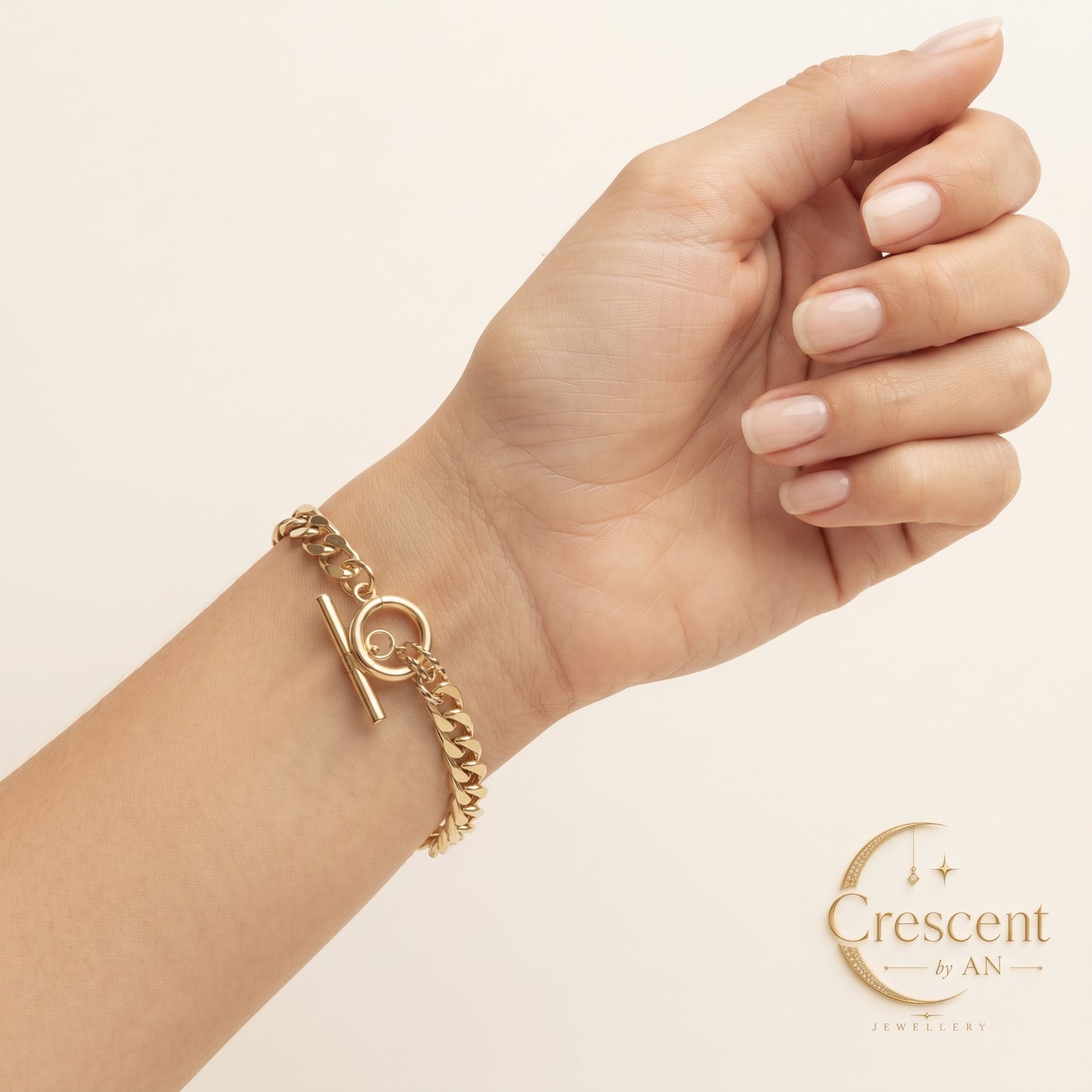 Gold Toggle Bracelet - Classic Series