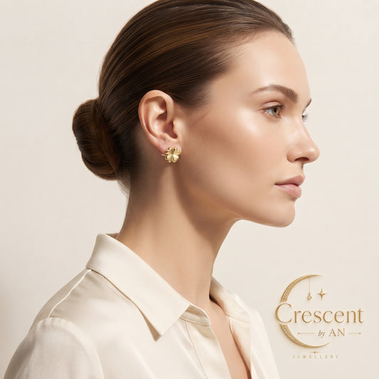 Mini Clover Stud Earrings